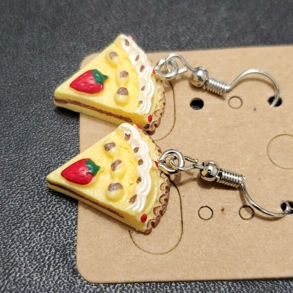Pie slice earrings - Picture 3 of 6